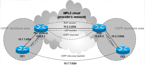 OSPF Sham-link